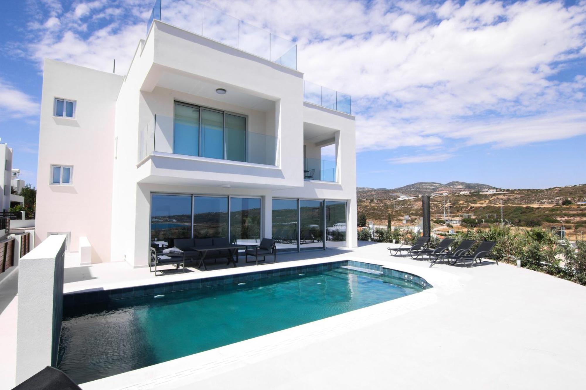 Phaedrus Living Luxury Seaview Coral Bay Villa Peyia Extérieur photo
